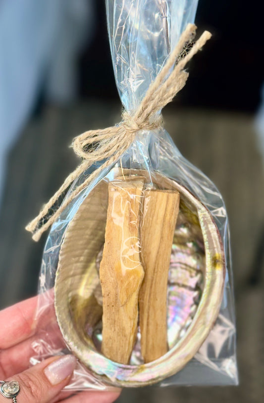 Abalone Shell w/ Palo Santo Bundle