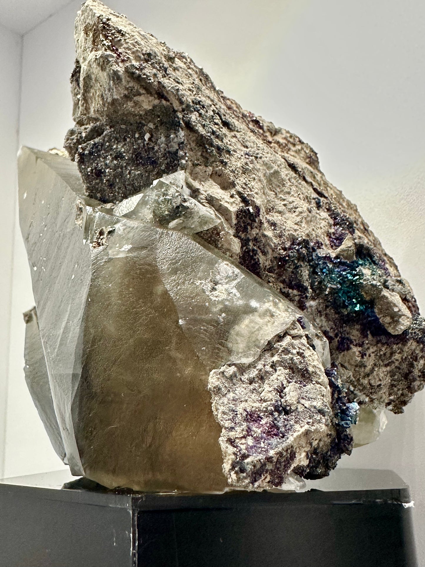 Dragon Scale Calcite w/ Chalcopyrite - Sweetwater Mine, Missouri